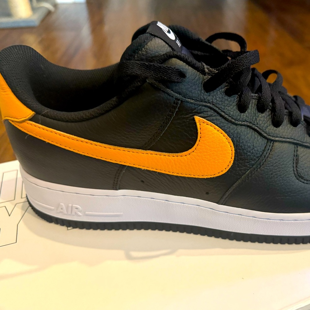 Black & Orange Air Force 1s. By You Nike. Baltimore Orioles! Size 13 men’s